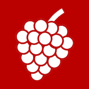 grapes white on red 180